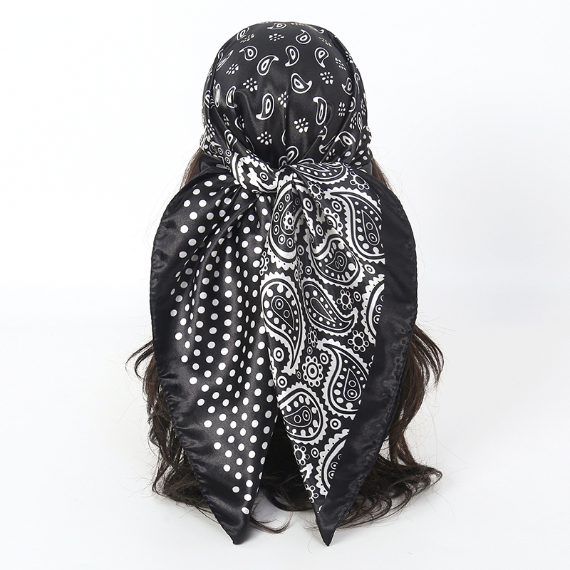Handkerchiefs Hair Silk Scarf  - Luxury Skincare Headband 评论和价格