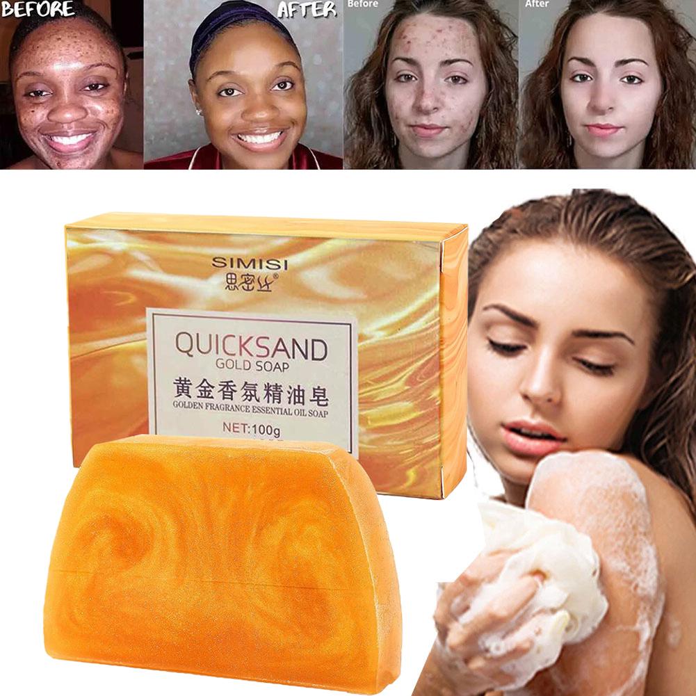 Handmade Gold Soap Trapezoidal - Luxury Skincare Essential 评论和价格